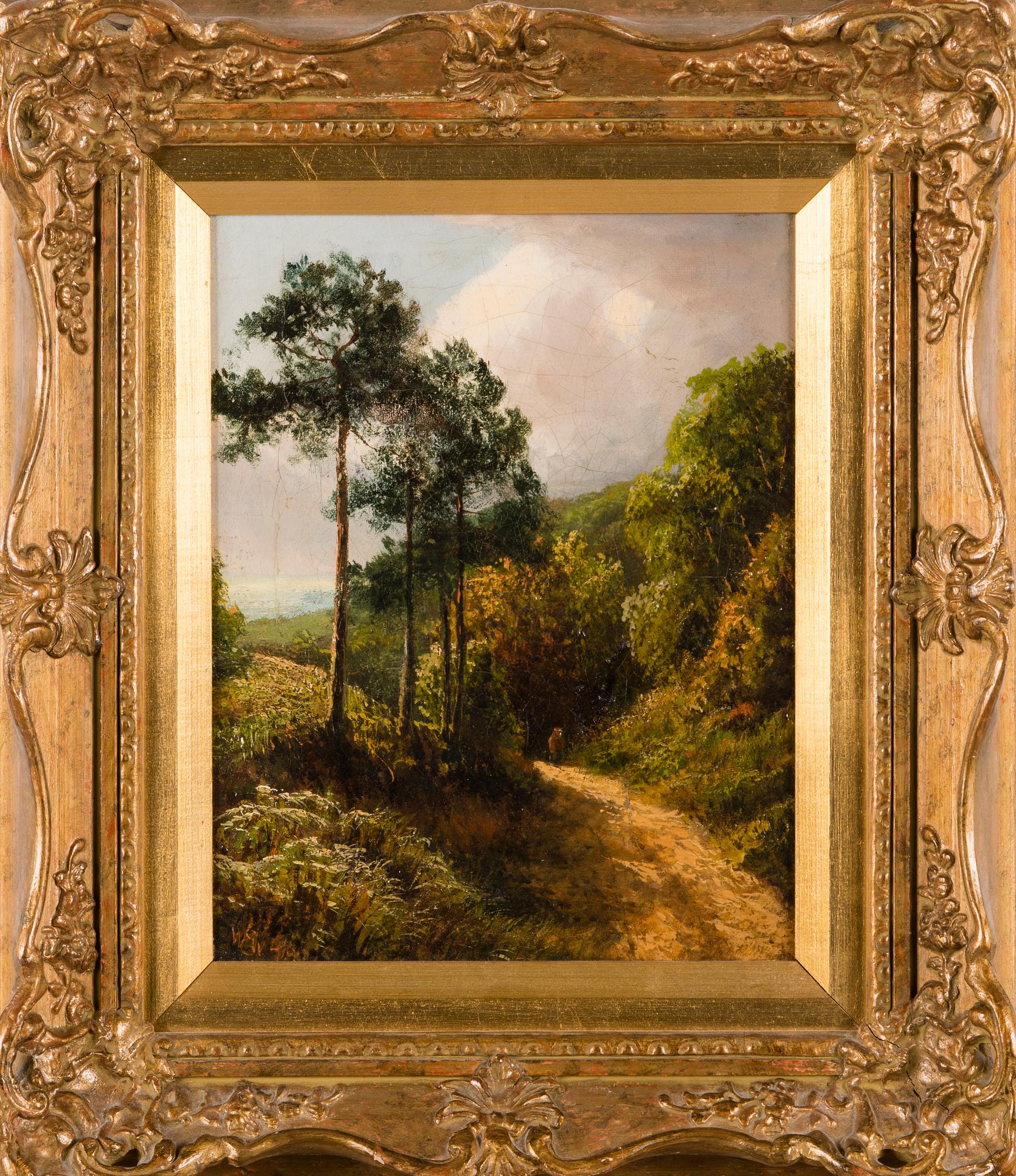 UNKNOWN ARTIST, late 19th century, indistinctly signed and dated.