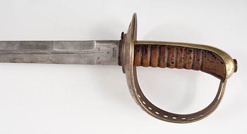 SABEL, Sverige, kavallerimanskap, m/1893.