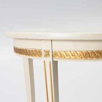 Side tables, a pair, Gustavian style, 19th century.
