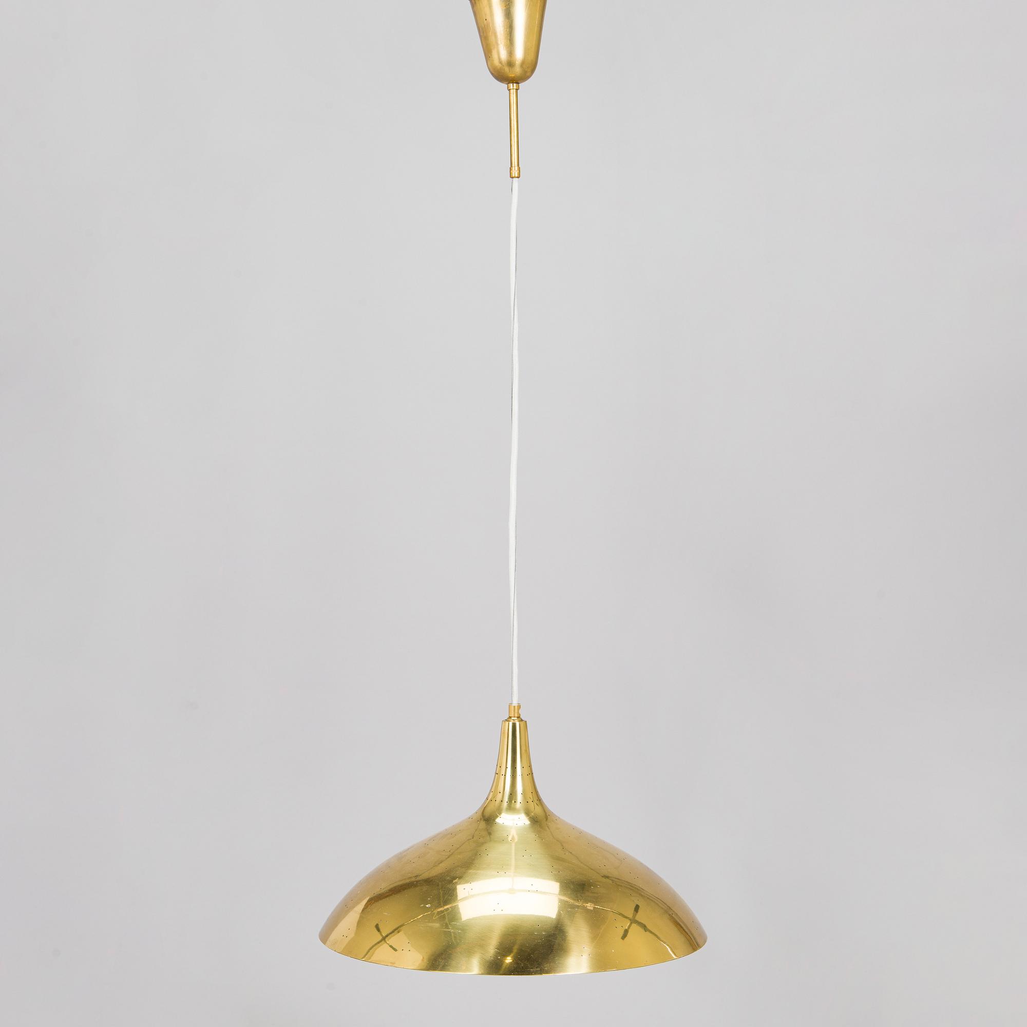 Paavo Tynell, a mid-20th century pendant light 'A1965',  for Taito.