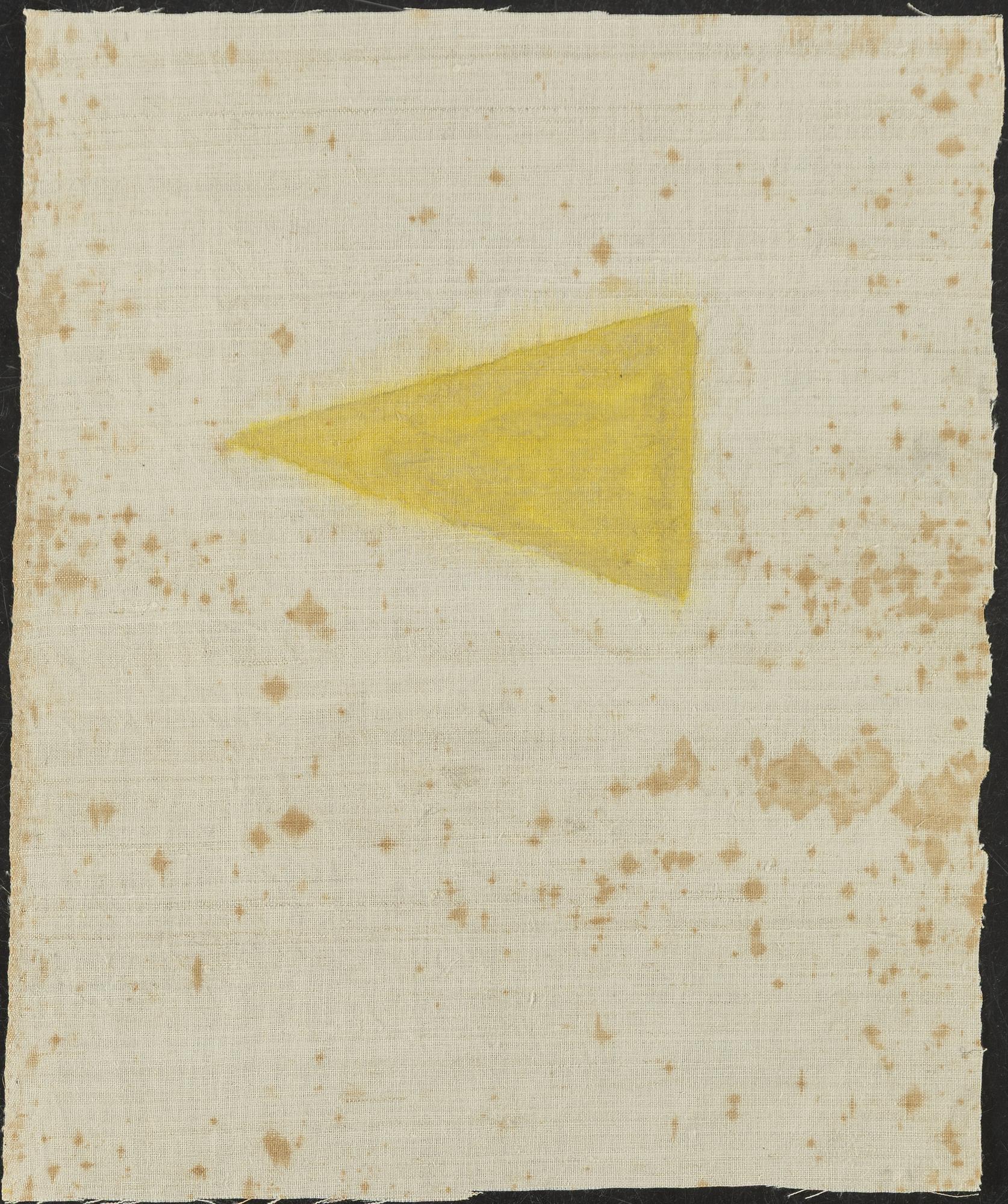 Sergej Jensen, "The Last yellow Triangle".