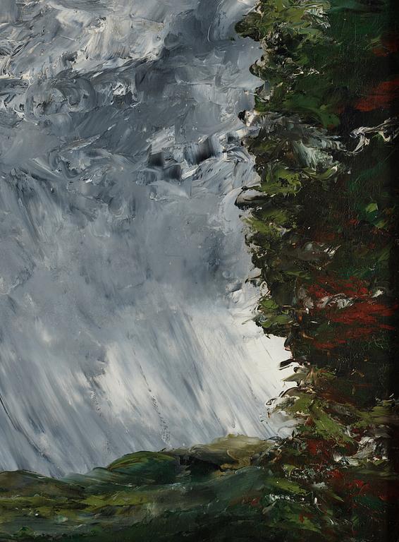 August Strindberg, "Inferno" ("The Inferno-painting") oil on canvas 100 cm*70 cm, signed and dated 1901.