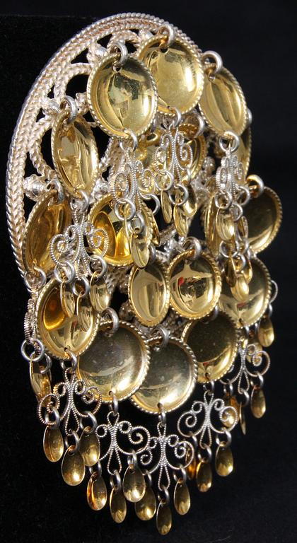 DRÄKTSMYCKE, silver, trol Norge, 50 g.