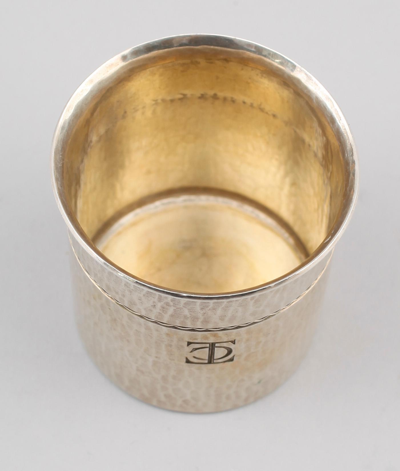 BÄGARE, silver, Råström, Stockholm 1973. Vikt ca 115 g.