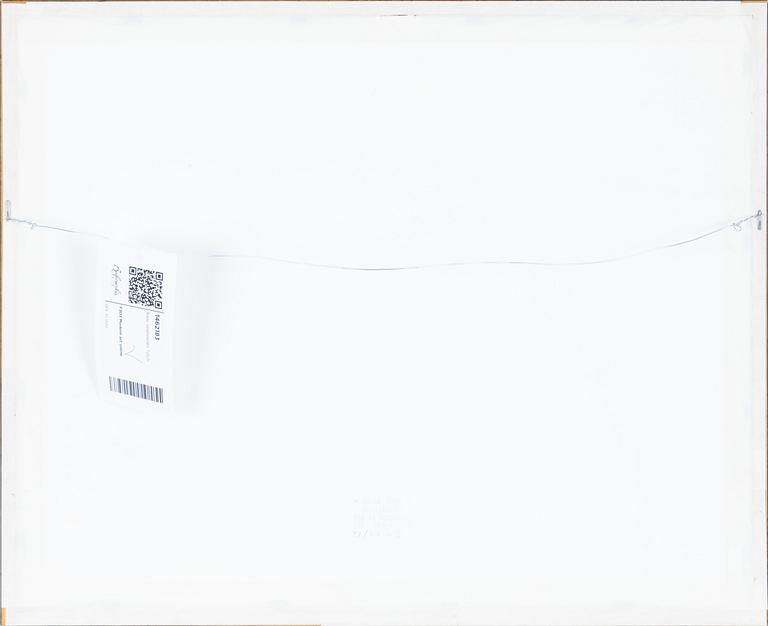 Isaac Grünewald, indian ink drawing, signed.