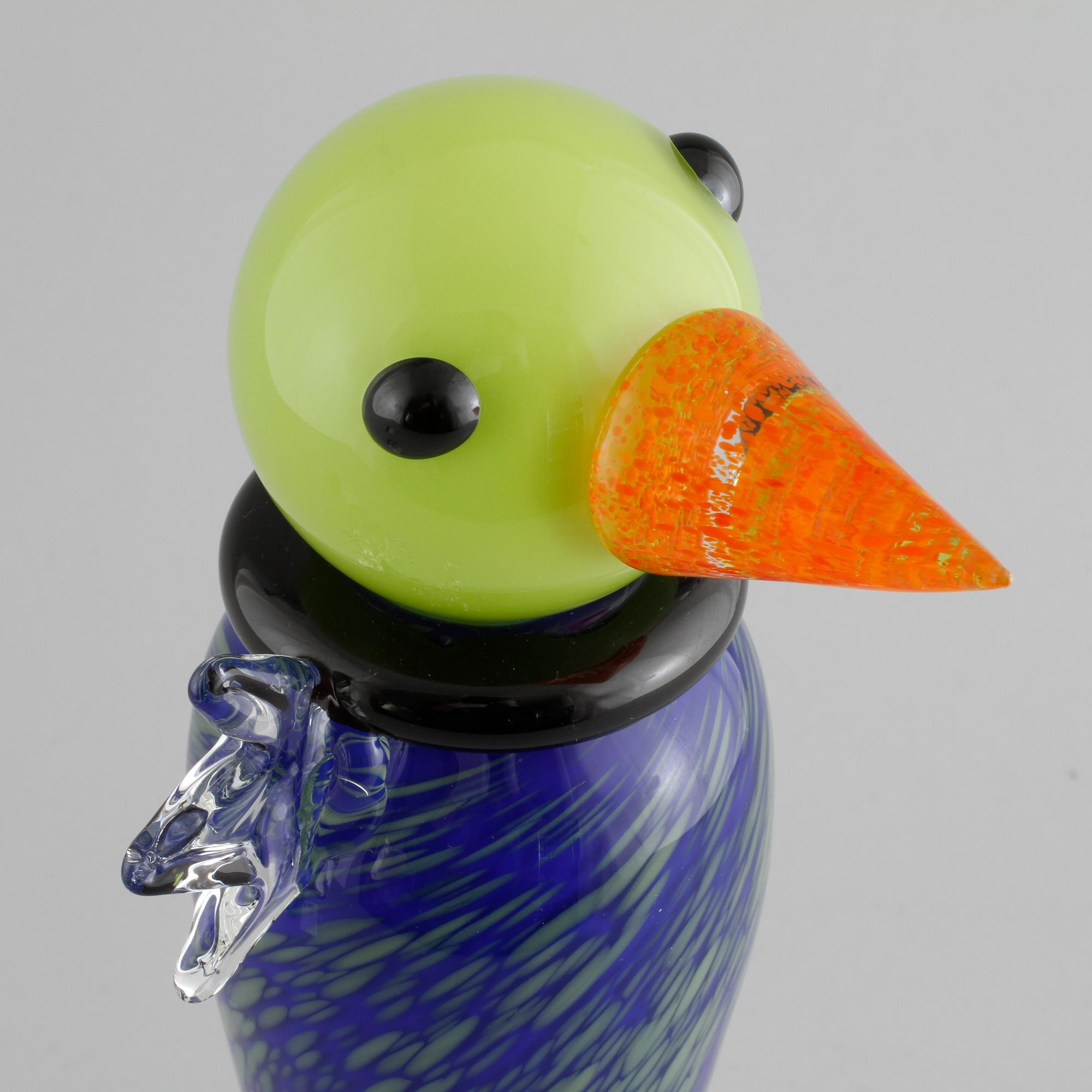 KARAFF, glas, Anna Örnberg, Strömbergshyttan, signerad samt numrerad 9654.