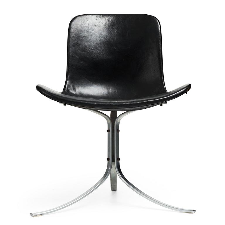 Poul Kjaerholm, a "PK9" chair, edition E Kold Christensen Denmark.