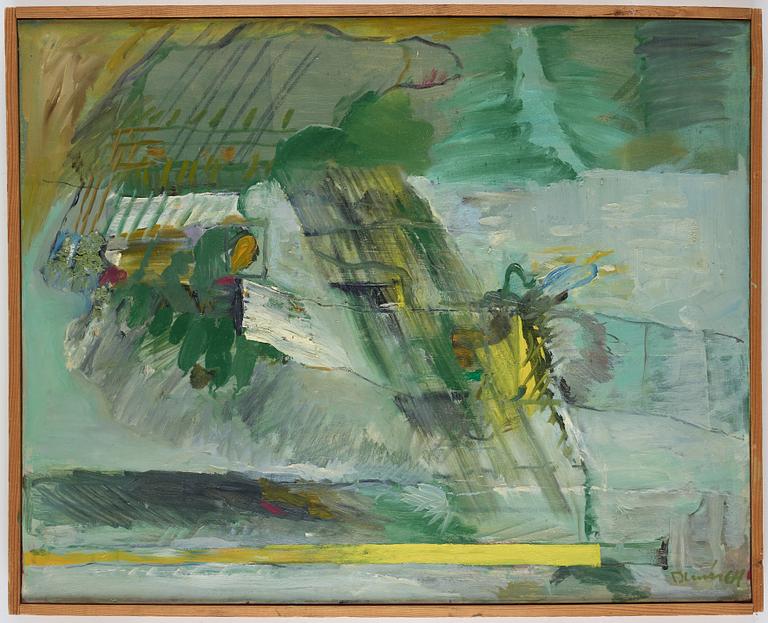 Sten Dunér, oil on canvas, signed and dated -64.