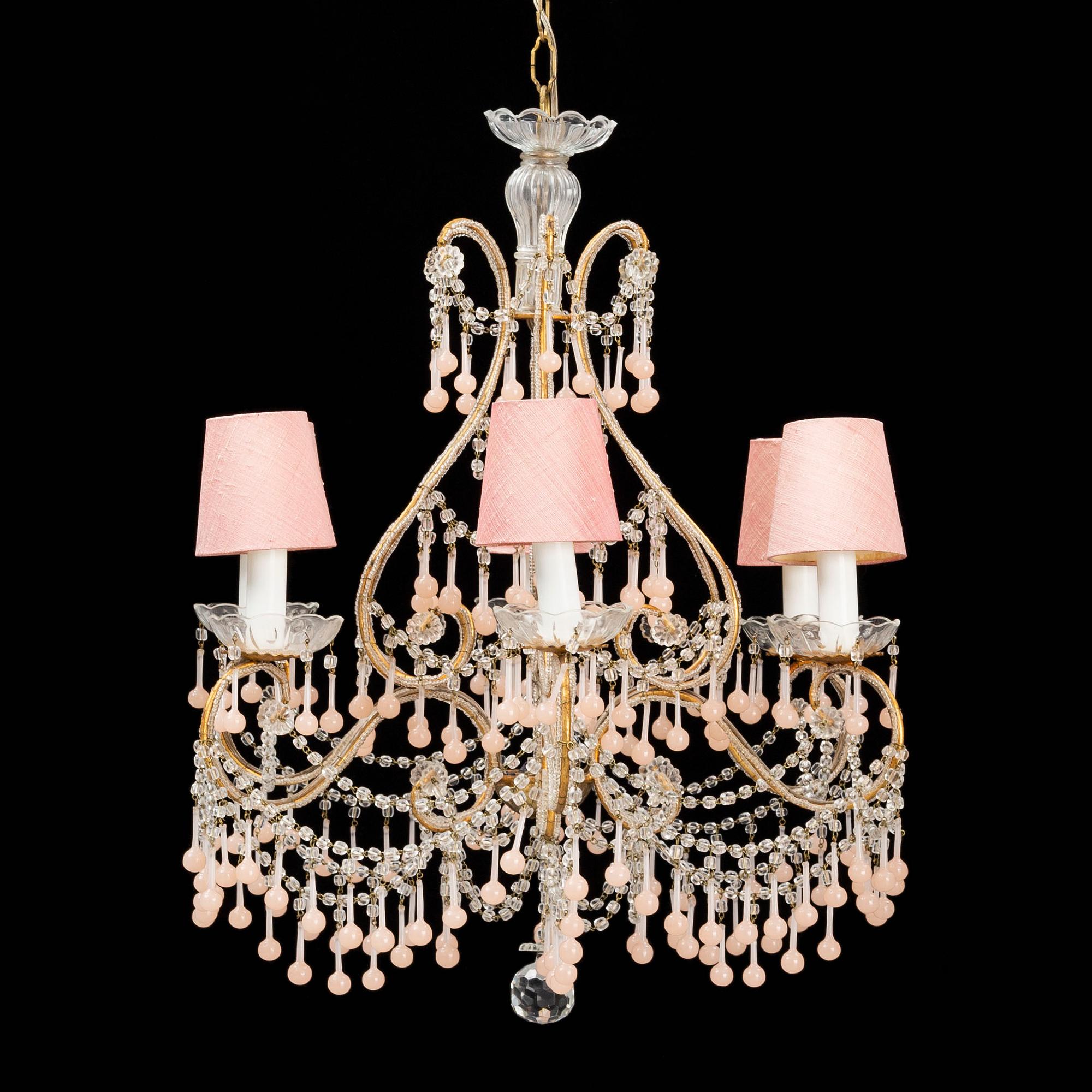 A Venitian style chandelier, mid 20th Century.