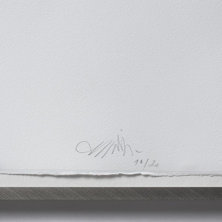 Carsten Nicolai, 3 litographs, edition of 20, signed and numbered. 2008.