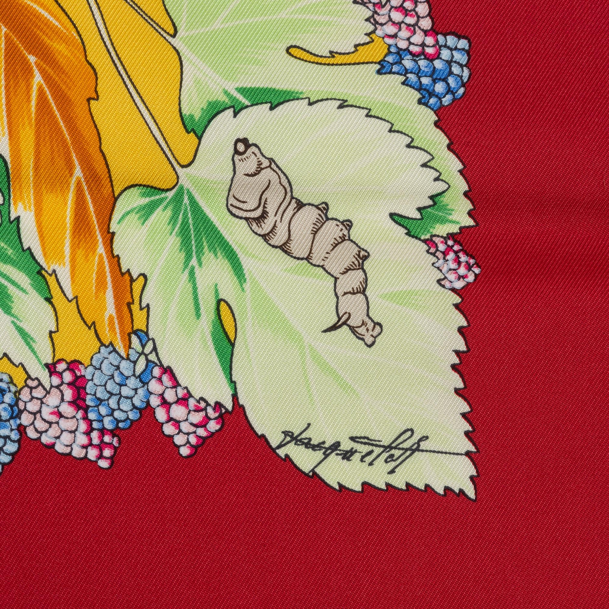 Hermès, scarf, "L'arbre de soie'".