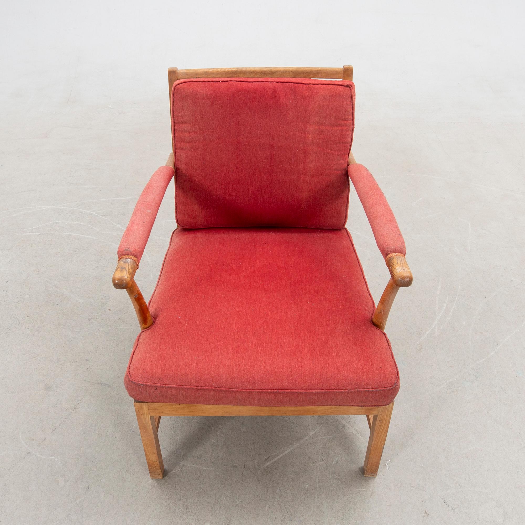 Josef Frank, fåtölj, modell "667", Svenskt Tenn, 1900-talets slut.