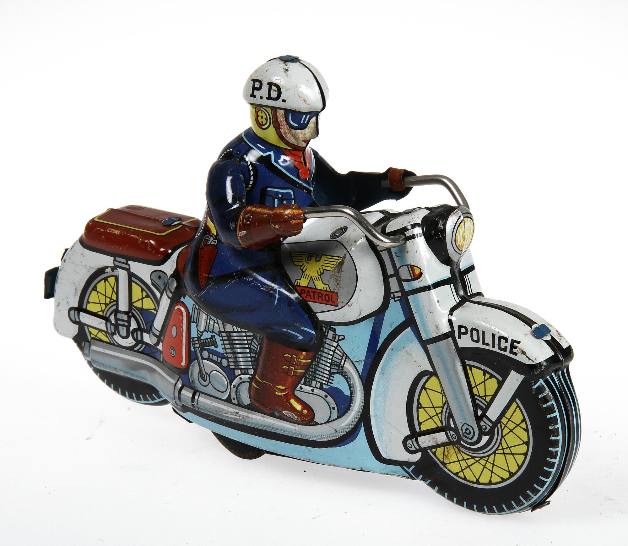 PARTI LEKSAKSFORDON, 5 delar, plåt, Japan, 1900-tal.