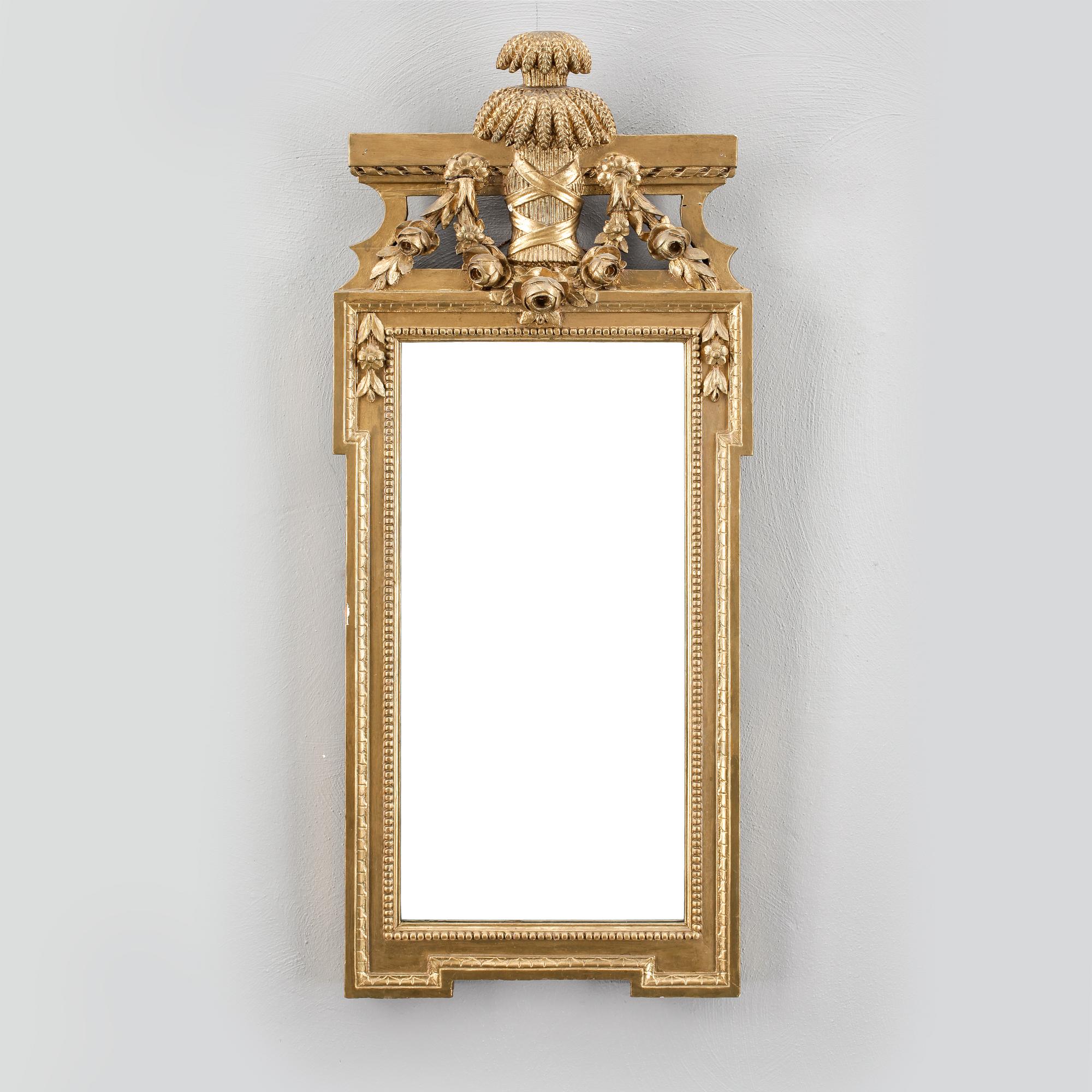 SPEGEL, gustaviansk, 1700-talets slut.