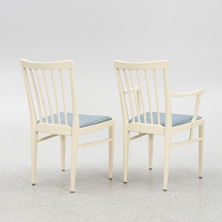 Carl Malmsten, matgrupp, 7 delar, "Herrgården", Åfors Möbelfabrik, 1900-talets andra hälft.