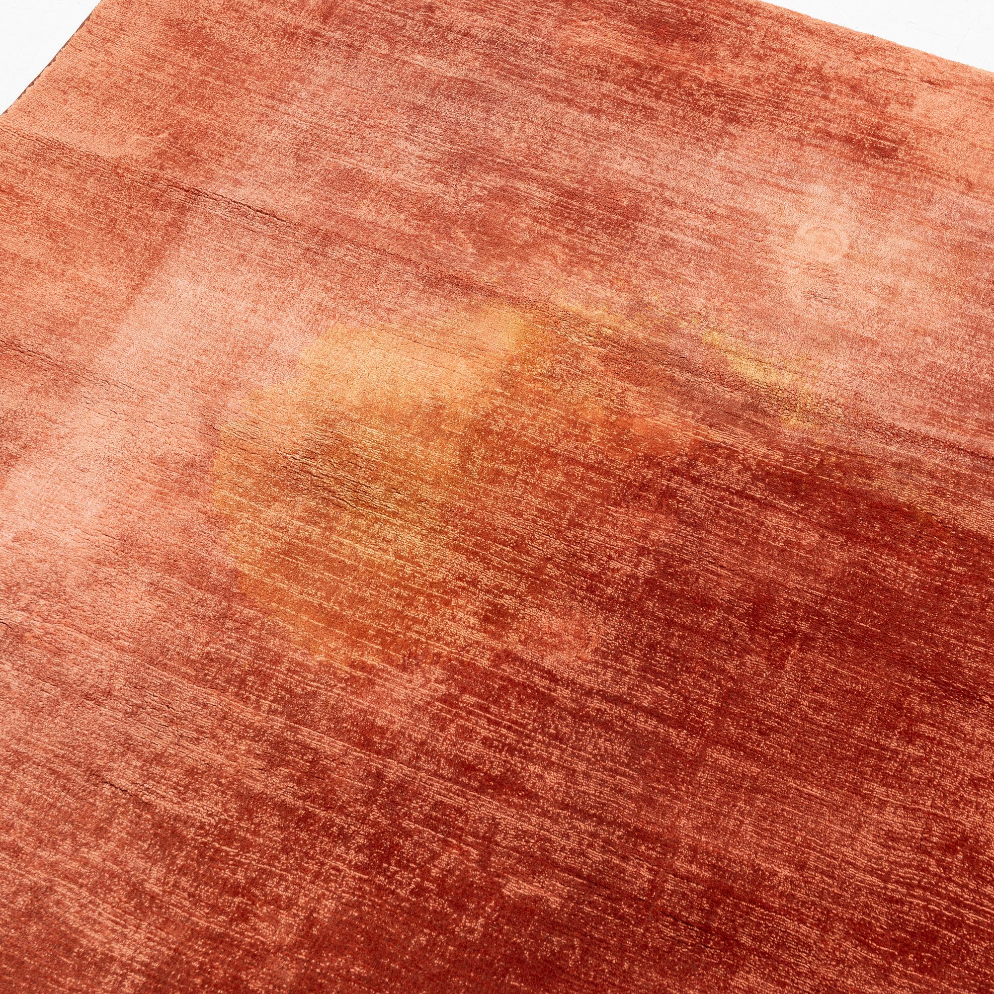 Rug, Satara, "Copper", India, approx. 300 x 270 cm.