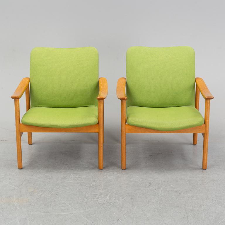 Alf Svensson, fåtöljer, ett par, Ljungs Industier, Malmö, 1960-tal.