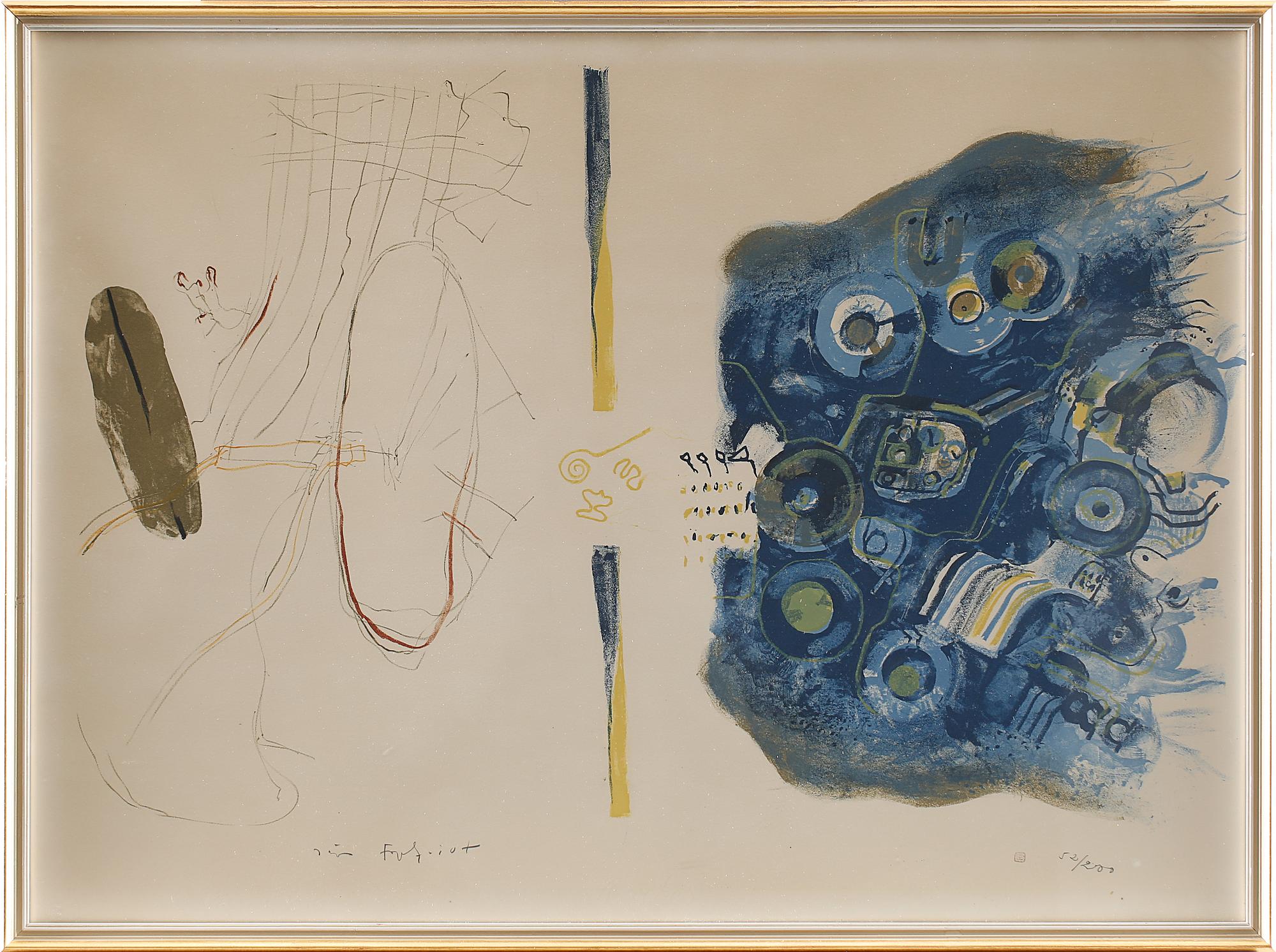 JÖRGEN FOGELQUIST, 2 st, färglitografier, signerade och numrerade 52/200.