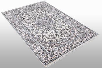 Matta, Nain, part silk, 6 Laa, ca 250 x 160 cm.
