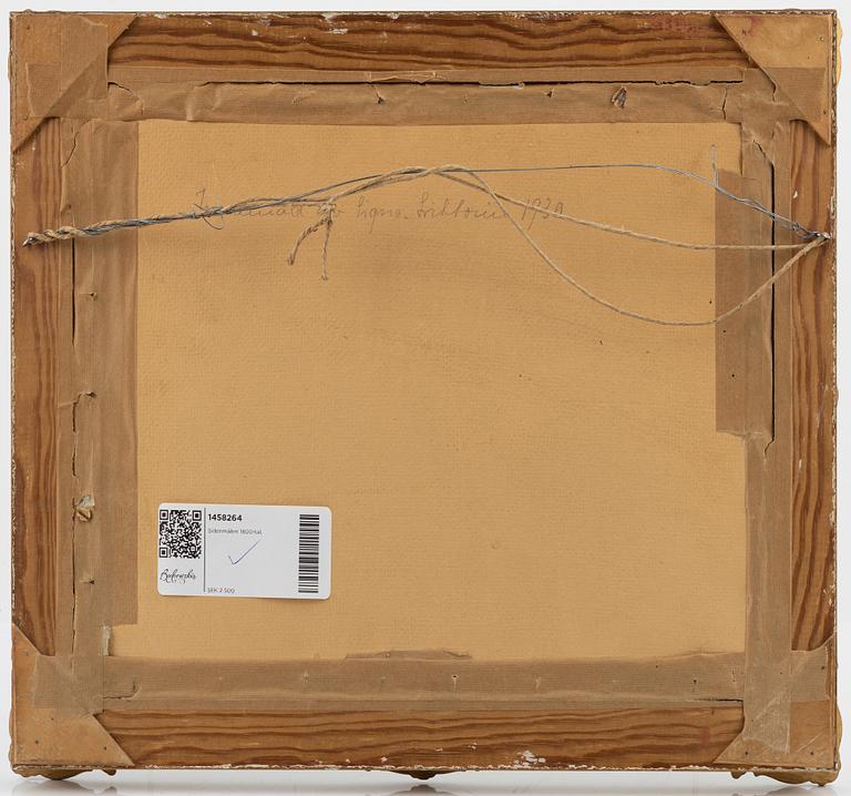 A painting on silk,  signed Annett Fogelklou and dated Christianstad 5/3 1822.