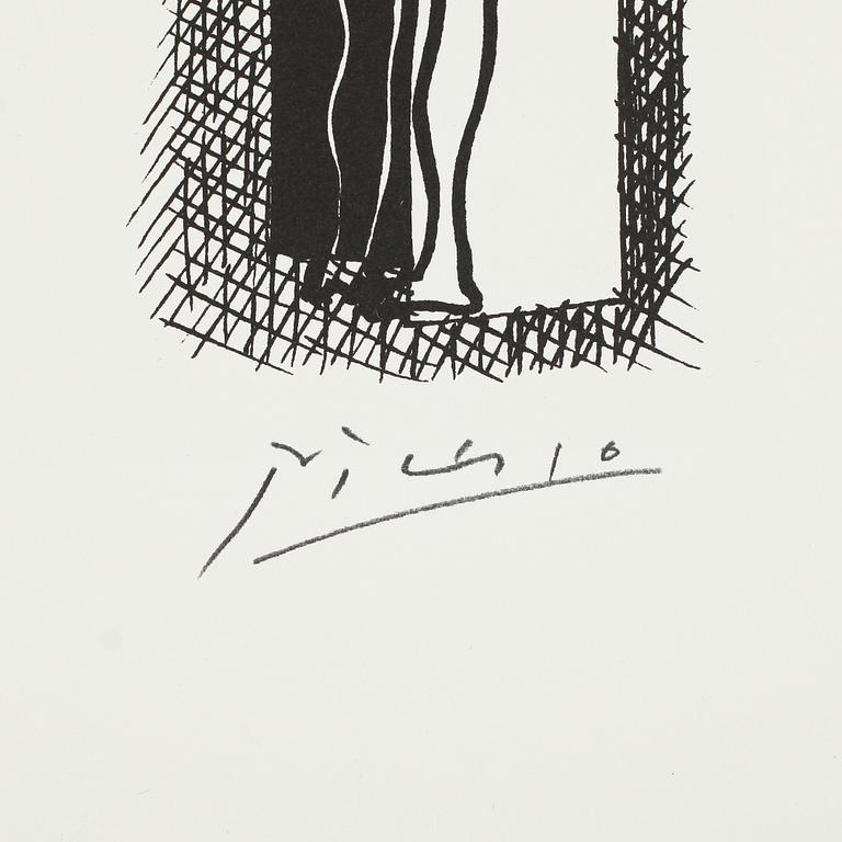 PABLO PICASSO, efter, litografi, numrerad 912/1200.