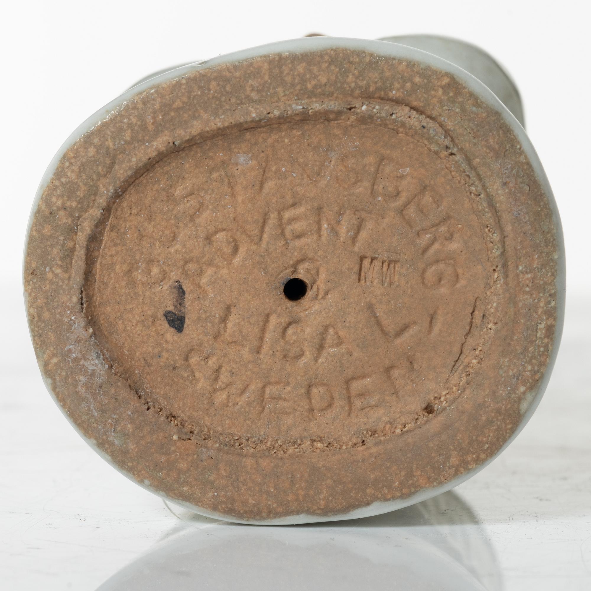 Lisa Larson, figurines/candle holders, 4 pcs, "Advent", stoneware, Gustavsberg.