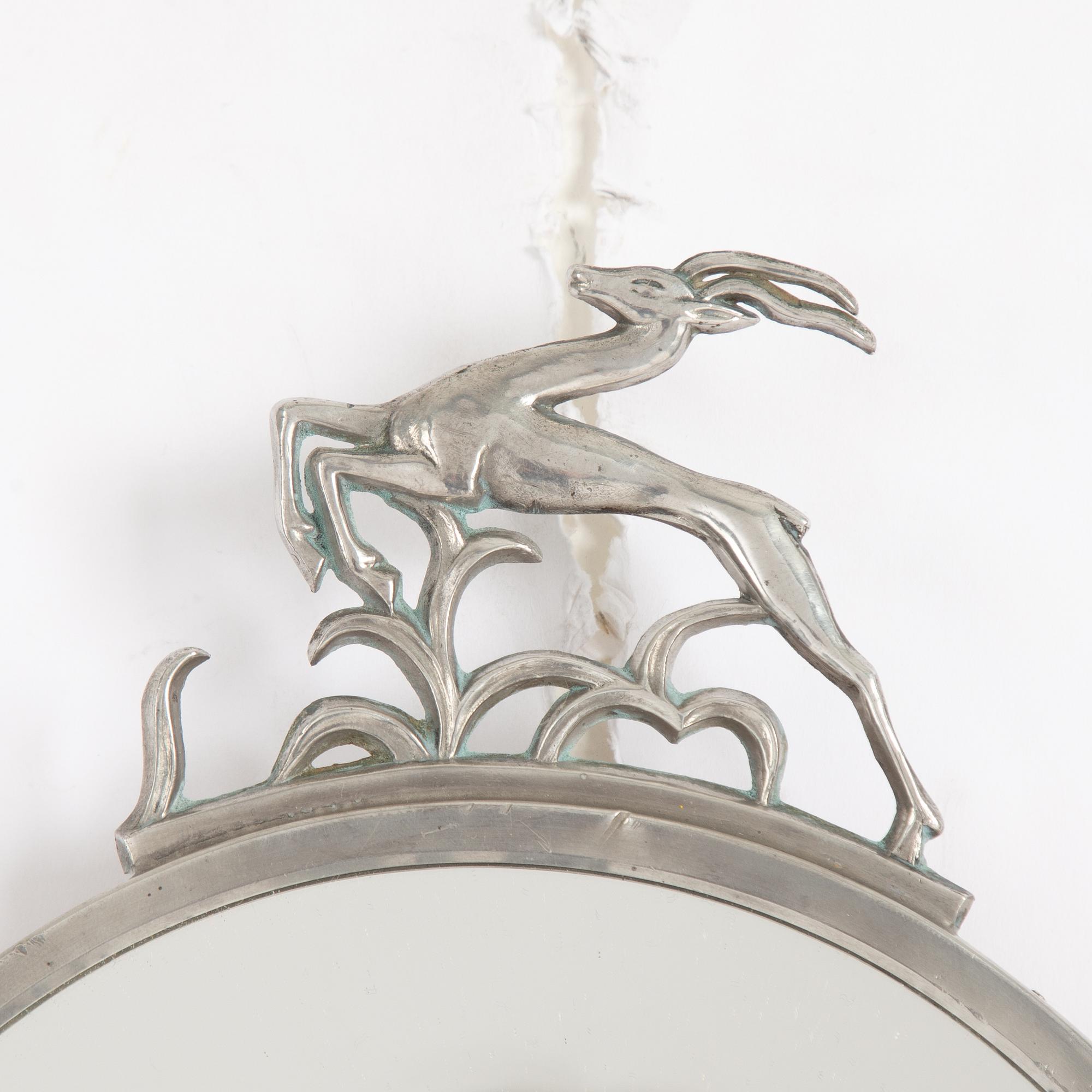 Three mirrors, including CG Hallberg, Sweden, 1930s.