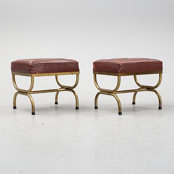 A pair of late 20th century stools.