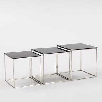 Poul Kjaerholm, satsbord, 3 delar, "PK71", Fritz Hansen, Danmark, 2017.