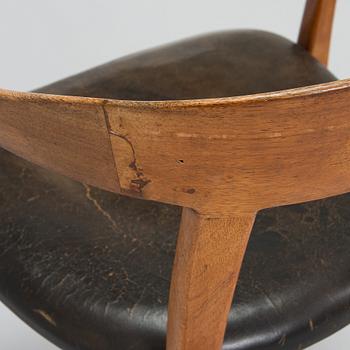 Ole Wanscher, A rosewood armchair, model J2883, cabinetmaker AJ Iversen, Denmark 1960s.