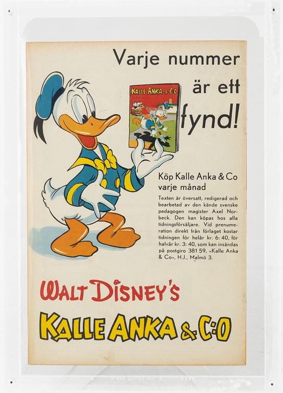 Comic book, "Donald Duck & Co" No. 5, 1950.