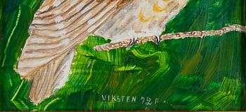 HANS VIKSTEN, oil on canvas/panel, signed and dated -72.