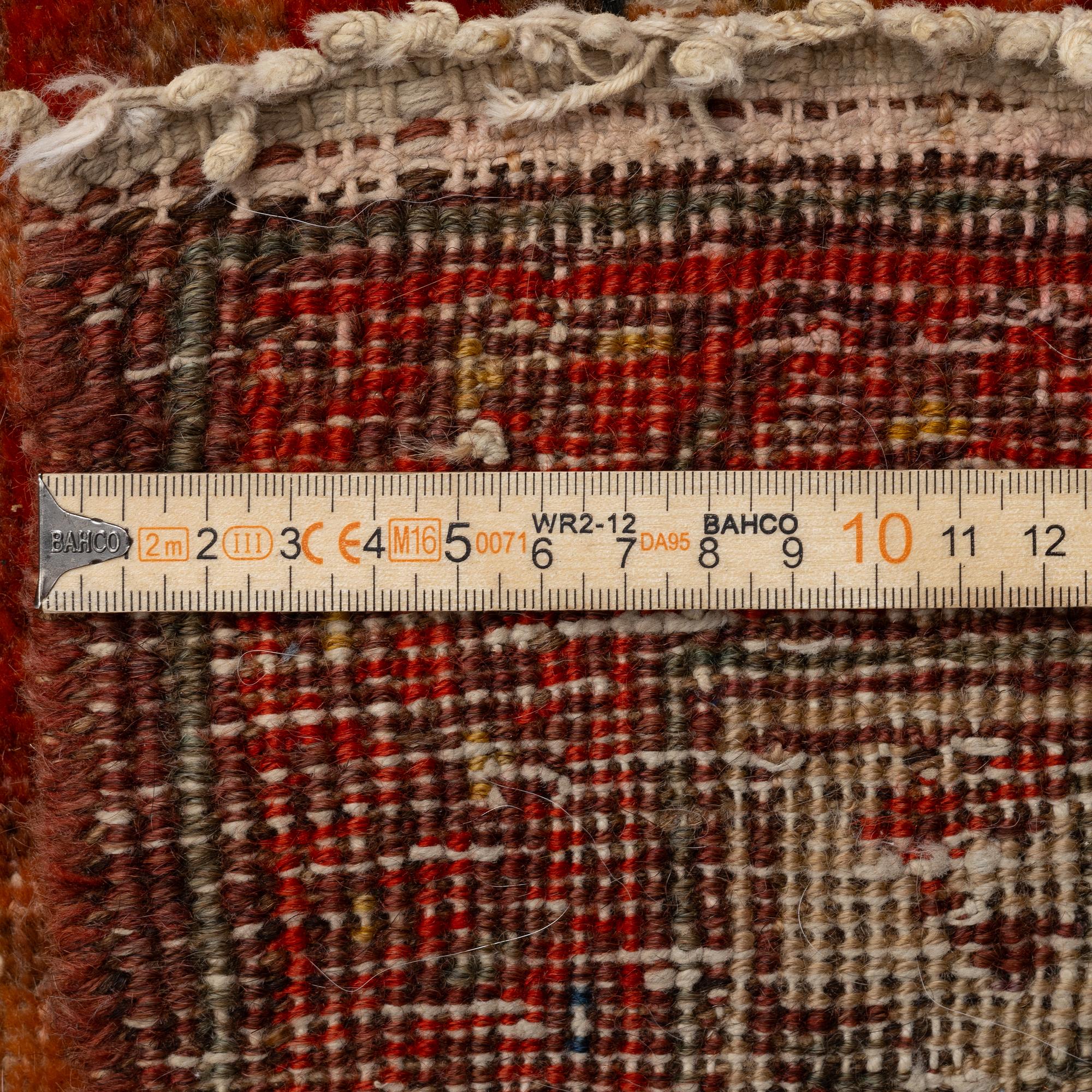 Carpet, oriental /Abadeh with Zil-isultan pattern, approx. 490 x 204 cm.