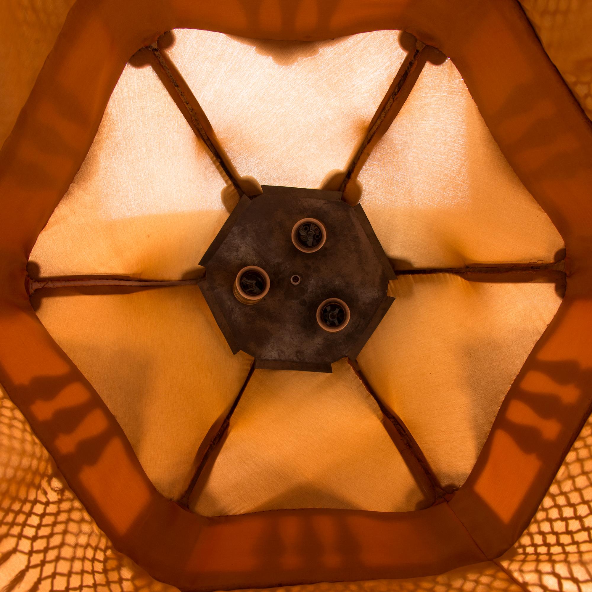 A Jugend style ceiling light, around 1900.