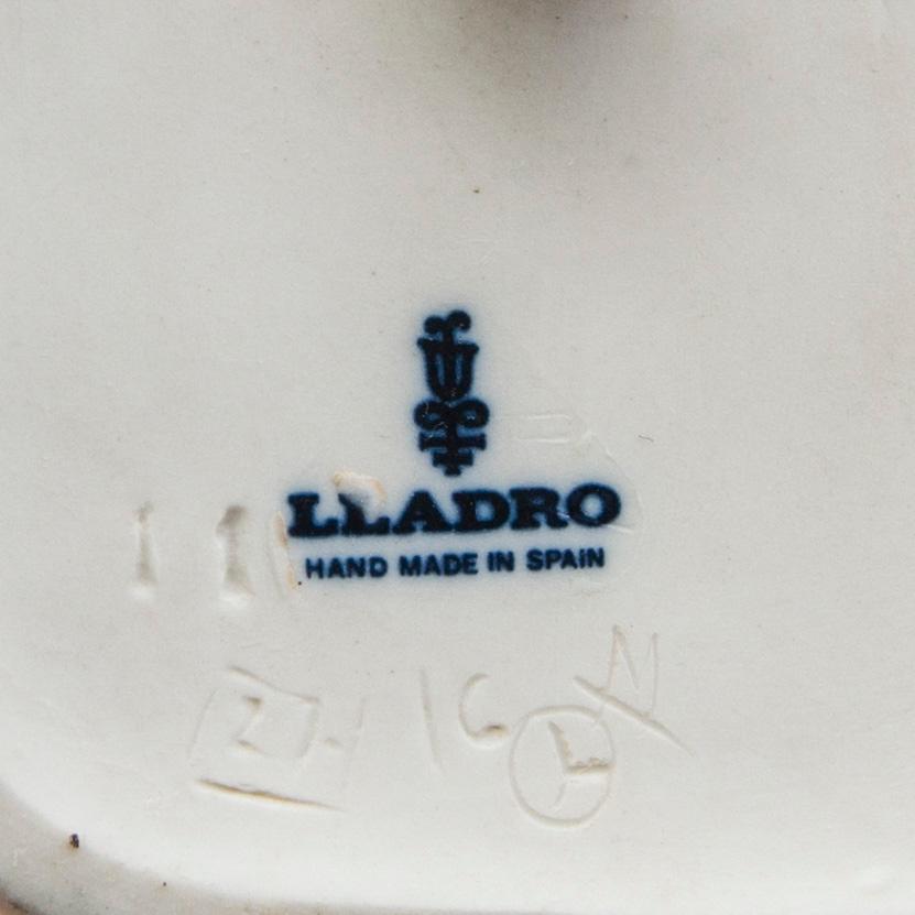 Figure Lladro Spain late 20th century porcelain.