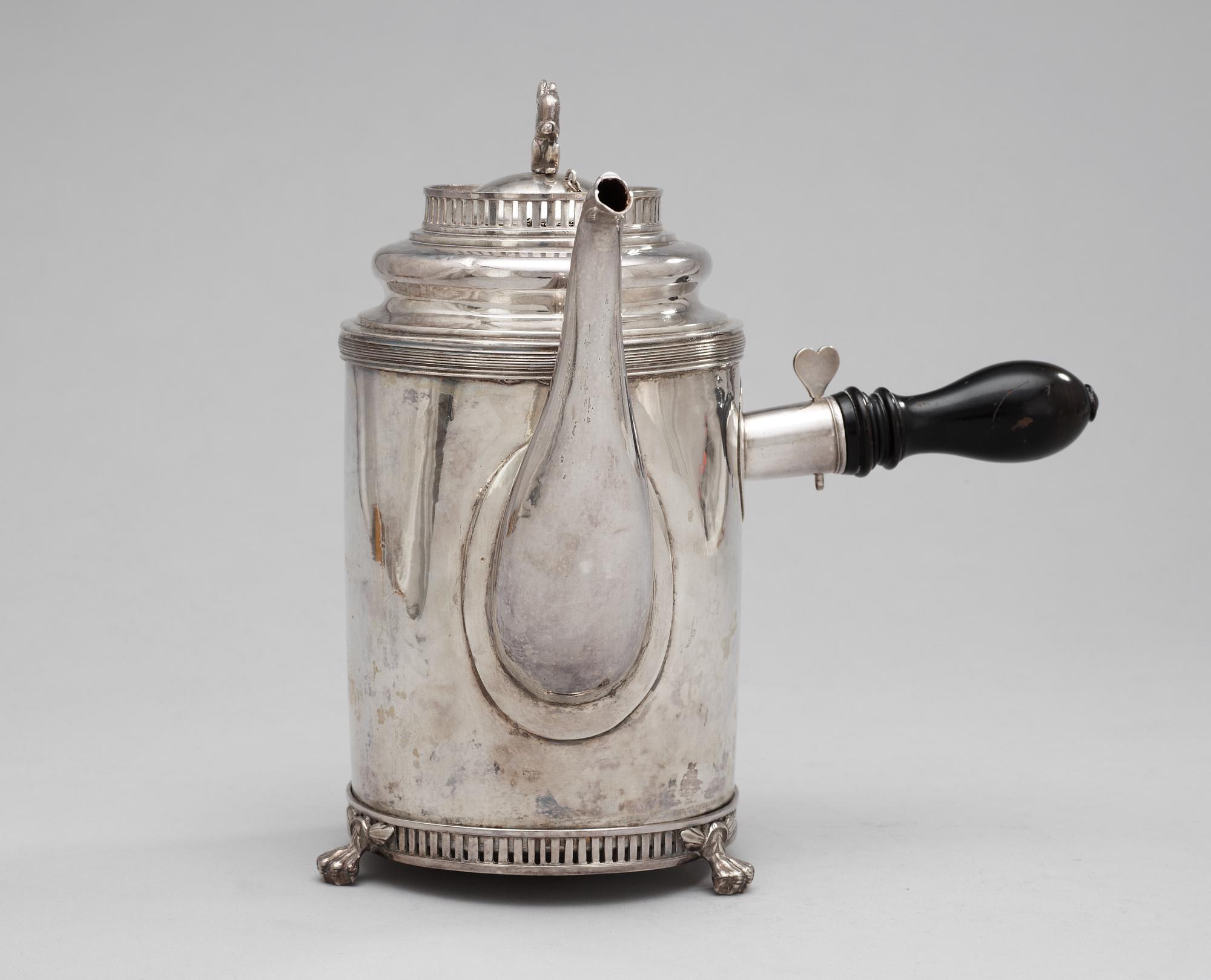 KAFFEKANNA, silver. G.Hofstedt, Örebro 1825.