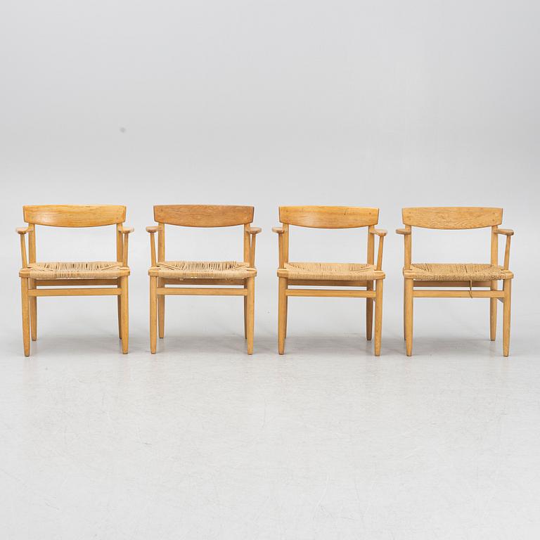 Børge Mogensen, a set of four armchairs, "Öresund".