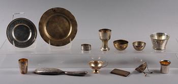 PARTI SILVER, 13 delar, 1900-tal. Tot vikt 880 gram.