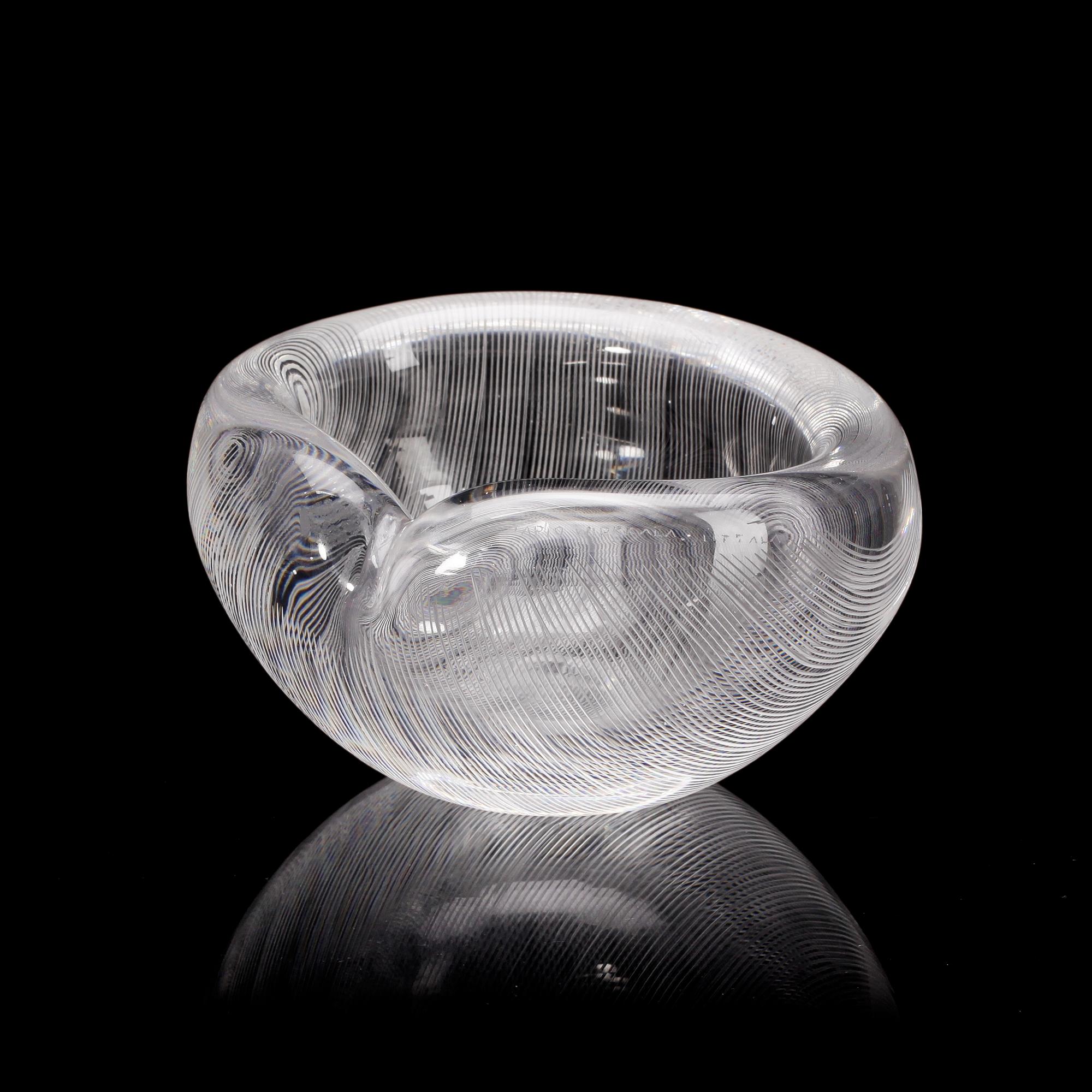 SKÅL, glas Tapio Wirkkala, Iittala. Sign.