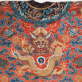 ROCK, broderat siden. Qingdynastin, 1800-tal.