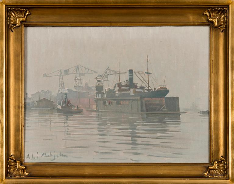 ALI MUNSTERHJELM, A SHIPYARD, HELSINKI.