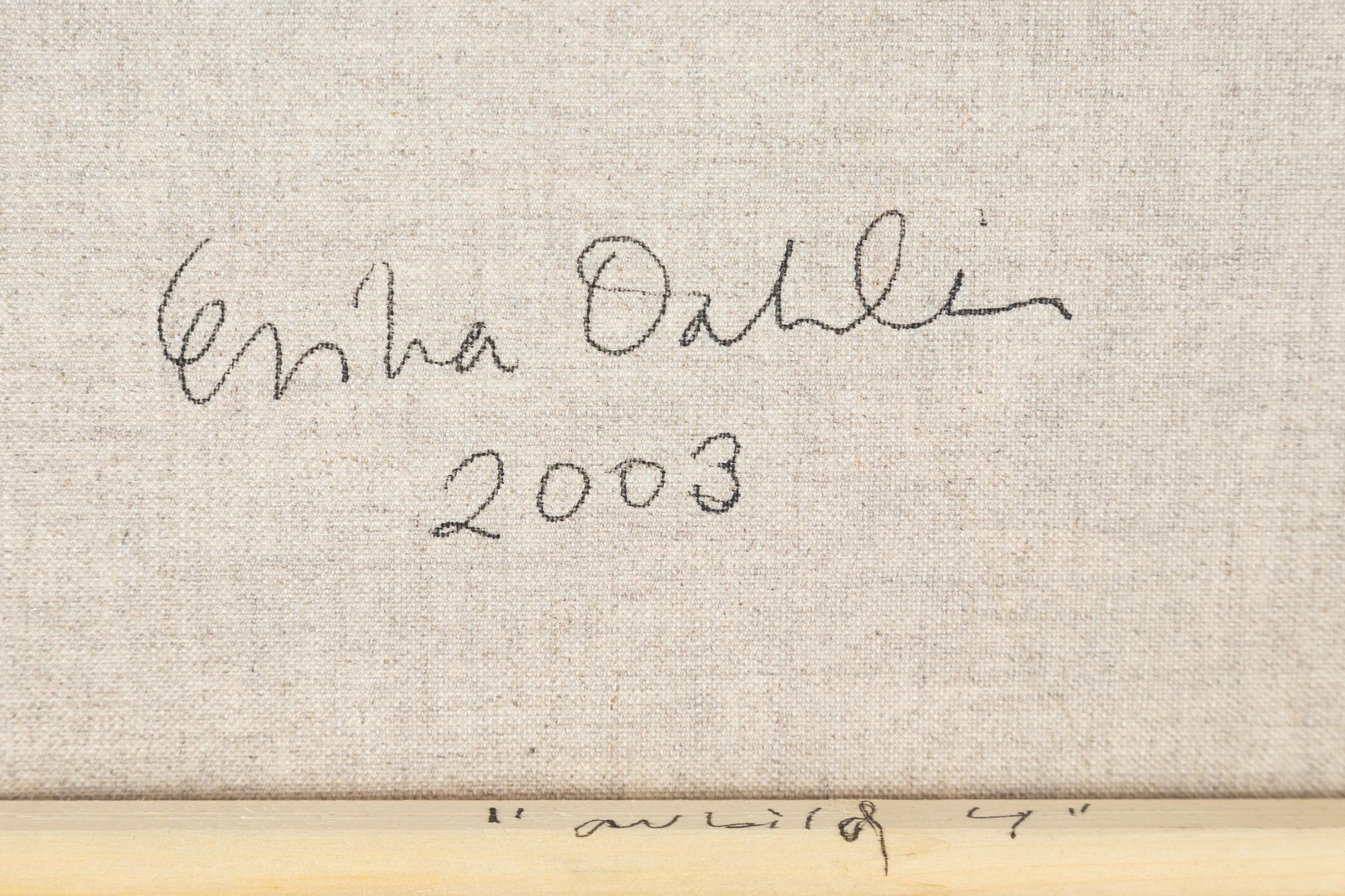 Erika Dahlén, olja på duk, signerad och daterad 2003 a tergo.