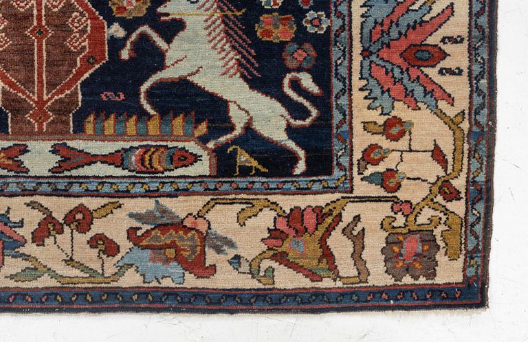 An antique Hamadan rug Northwest Persia (Iran), c. 190 x 140 cm.