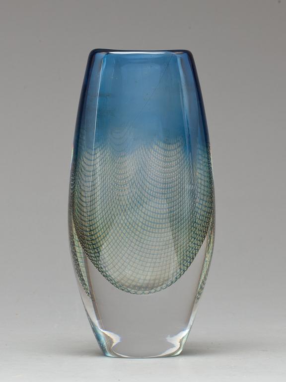 VAS, glas, "Kraka", Sven Palmqvist, Orrefors, signerad.