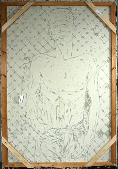 JÓN ÓSKAR, olja på duk, sign o dat 88 a tergo.