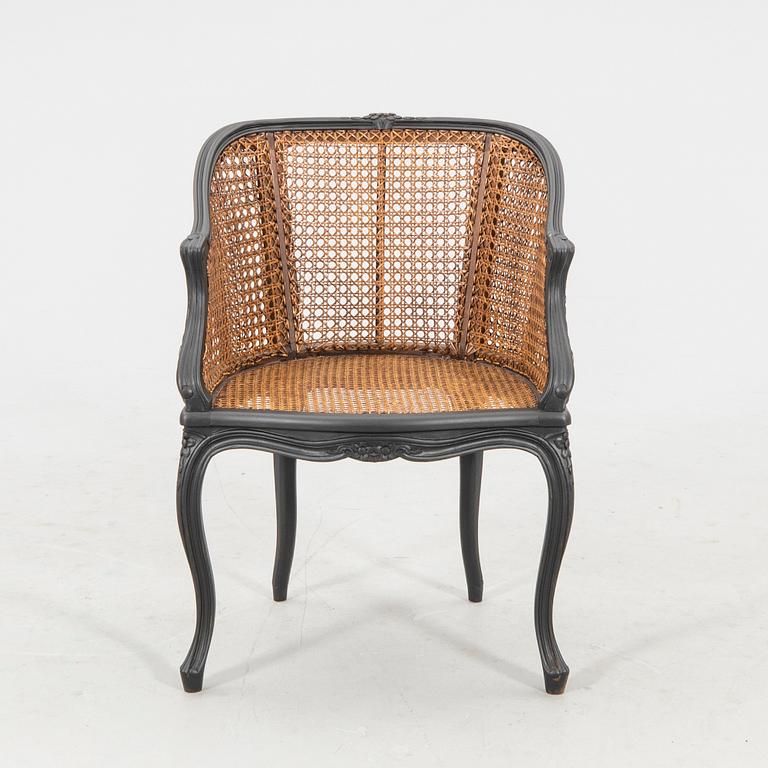 Skrivskåp med stol Rokoko-stil 1900-tal.