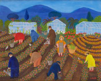 694. Lennart Jirlow, By the flower fields.