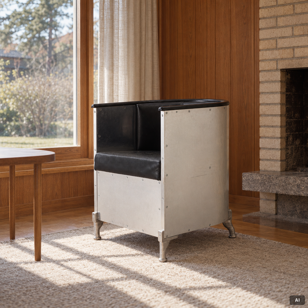 Mats Theselius, Armchair, 'Aluminium', Källemo.