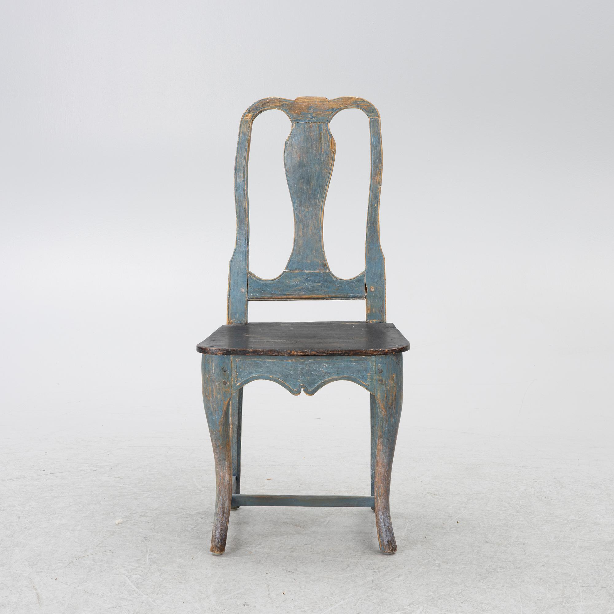 A 19th century  Folk Art chair.