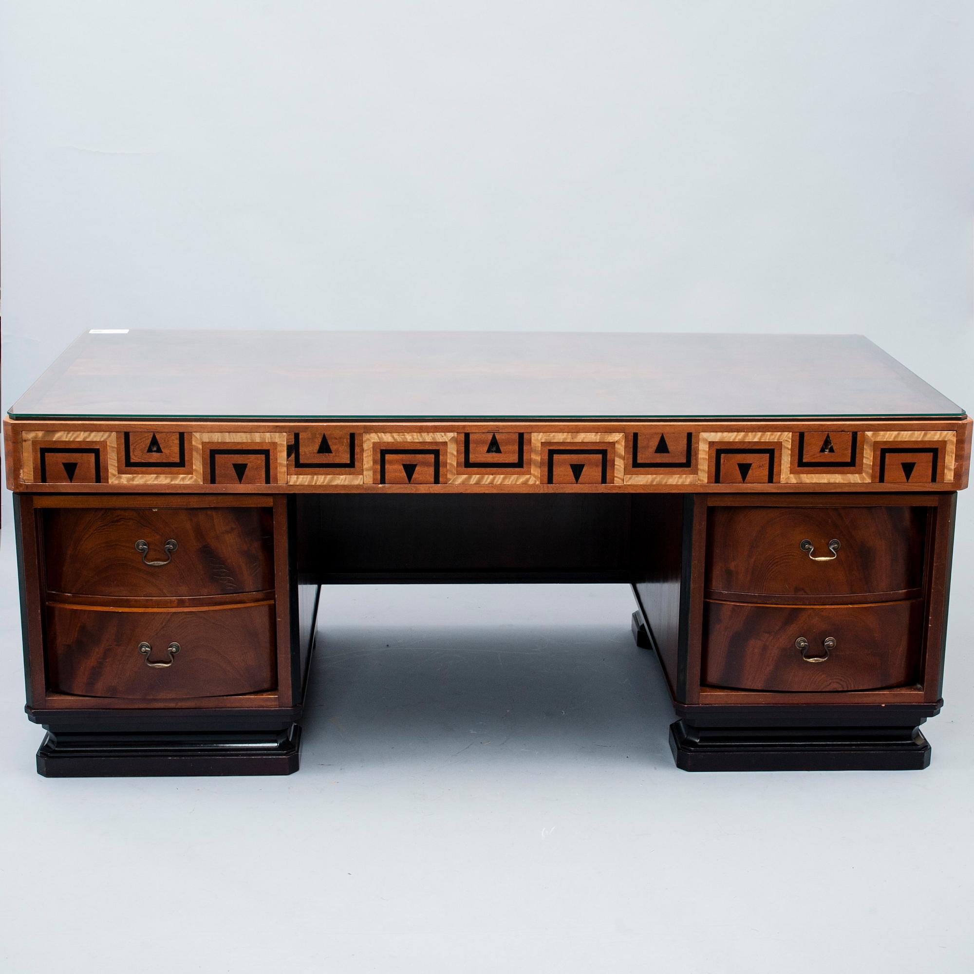 SKRIVBORD, Birger Hahl, art déco, 1920-tal.